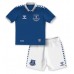 Everton Ashley Young #18 Heimtrikotsatz Kinder 2023-24 Kurzarm (+ Kurze Hosen)